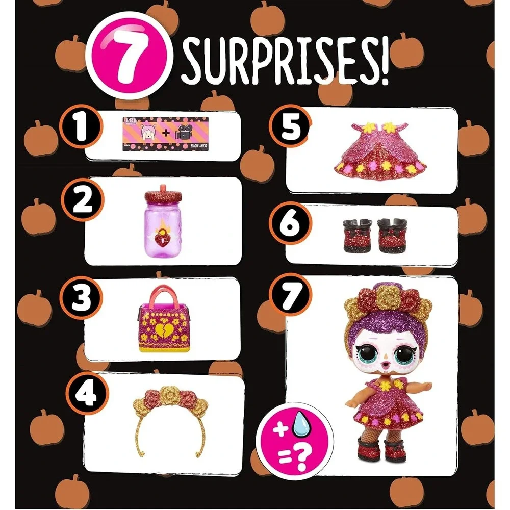 L.O.L. Surprise Spooky Sparkle Limited Edition Bebé Bonita with 7 Surprises Glow